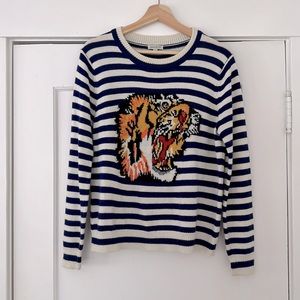Vintage Tiger Striped Sweater